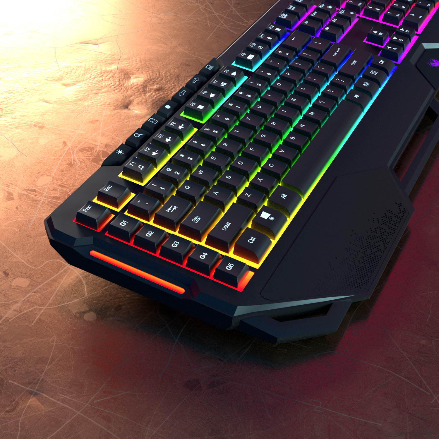 Nemesis 117 Key Multimedia Gaming Keyboard w RGB