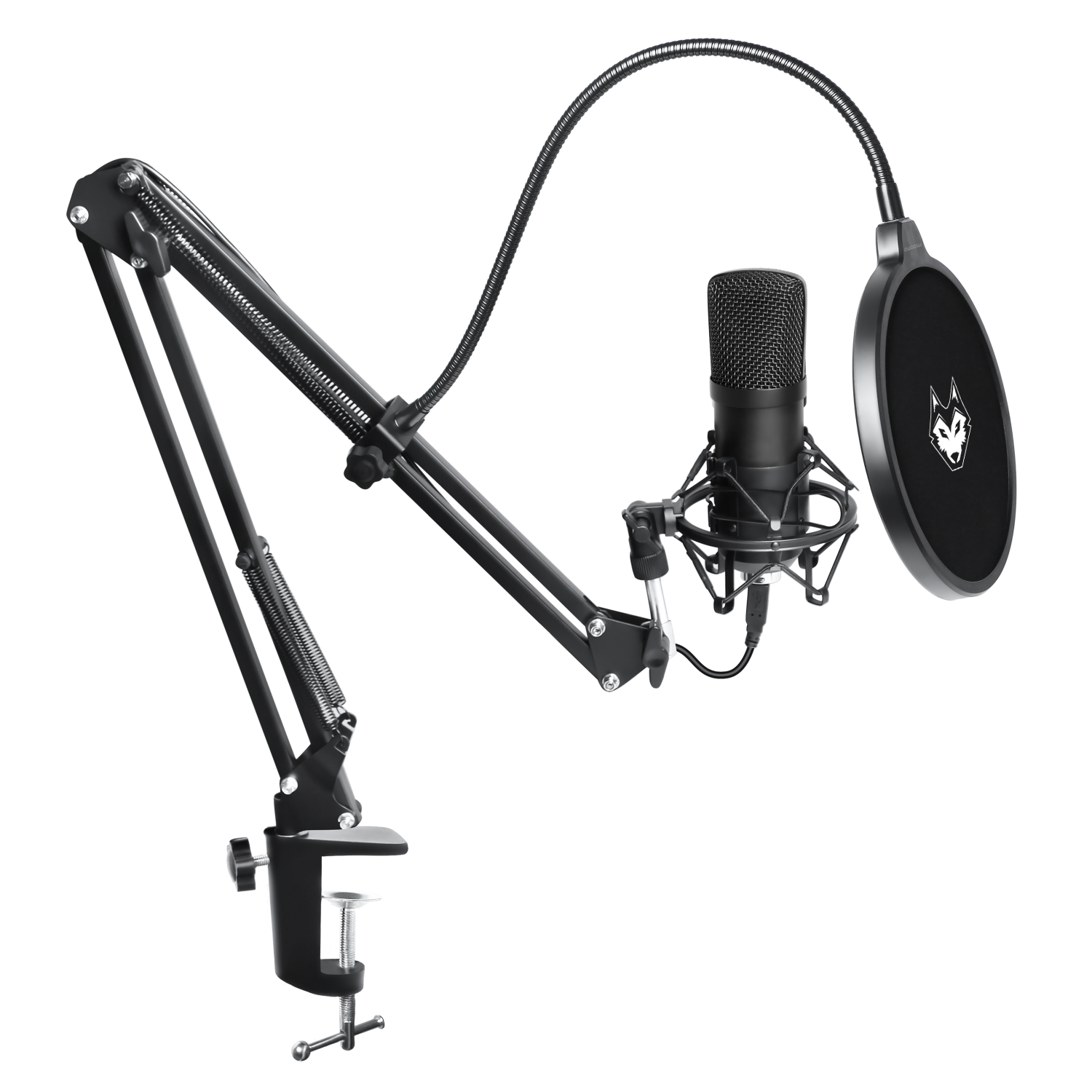 Titan Microphone Boom Arm With Pop Filter & Shock Mount